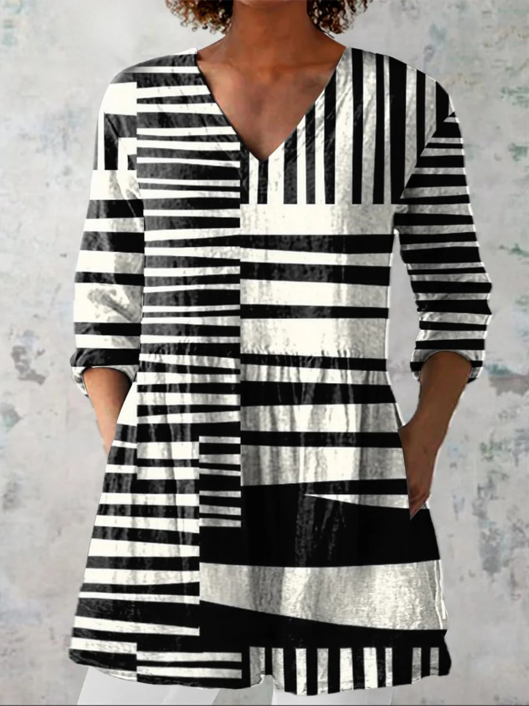 Quinn | Blusa larga con un estampado llamativo