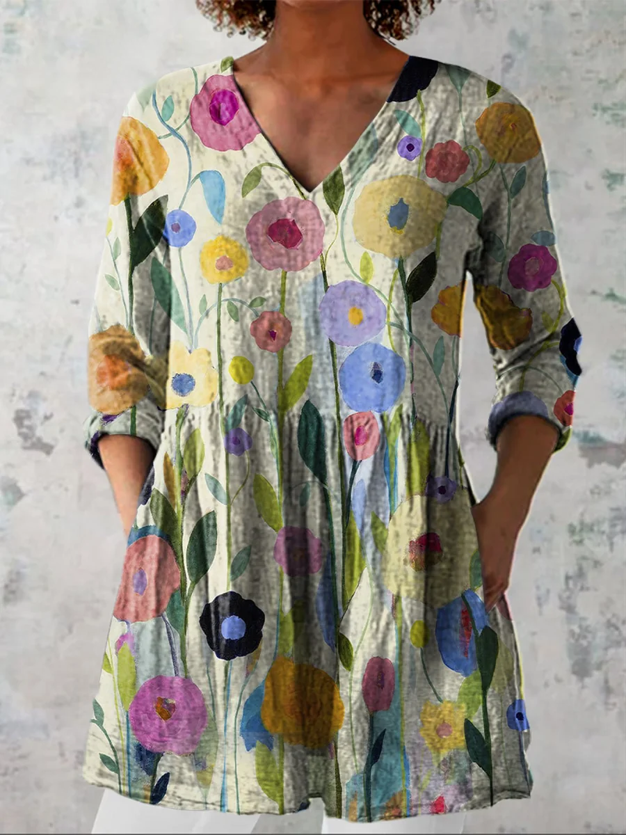 Remi | Blusa larga con un estampado llamativo
