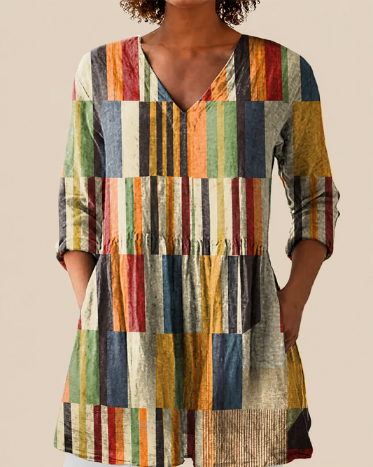 Avery | Blusa larga con un estampado llamativo
