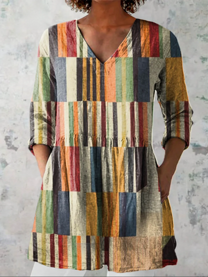Avery | Blusa larga con un estampado llamativo