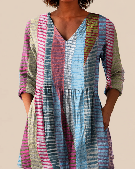 Noa | Blusa larga con un estampado llamativo