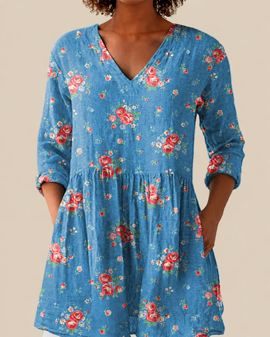 Ayla | Blusa larga con un estampado llamativo