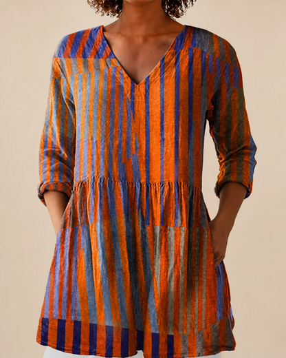 Elowen | Blusa larga con un estampado llamativo