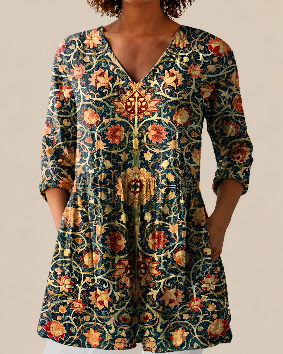 Liora | Blusa larga con un estampado llamativo