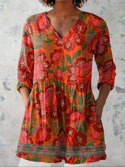 Kaia | Blusa larga con un estampado llamativo