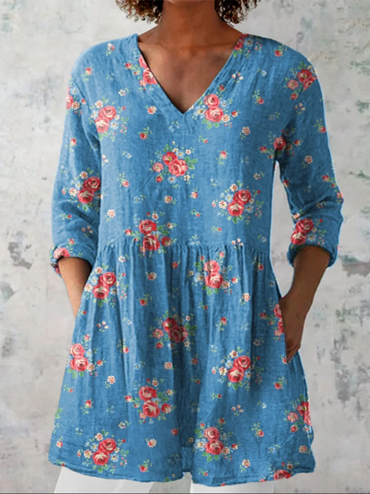 Ayla | Blusa larga con un estampado llamativo