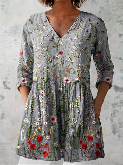 Sloane | Blusa larga con un estampado llamativo